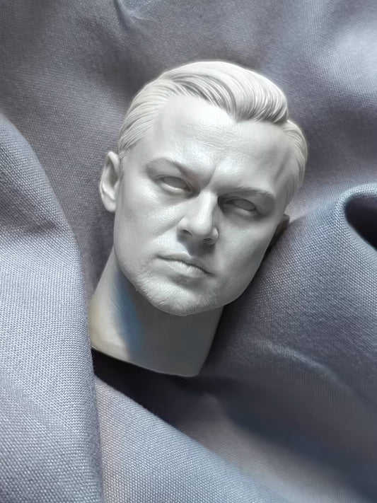 Leonardo Wilhelm DiCaprio 1/6 scale unpainted head sculpt