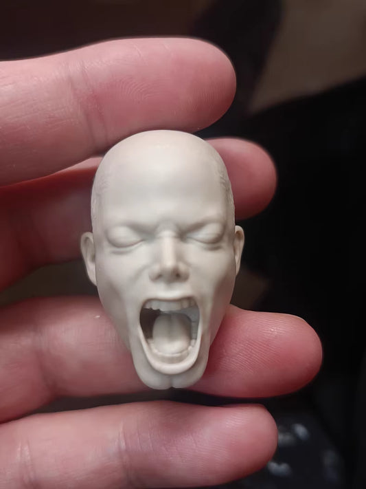 Michael Jackson MJ 1/6 scale unpainted head sculpt