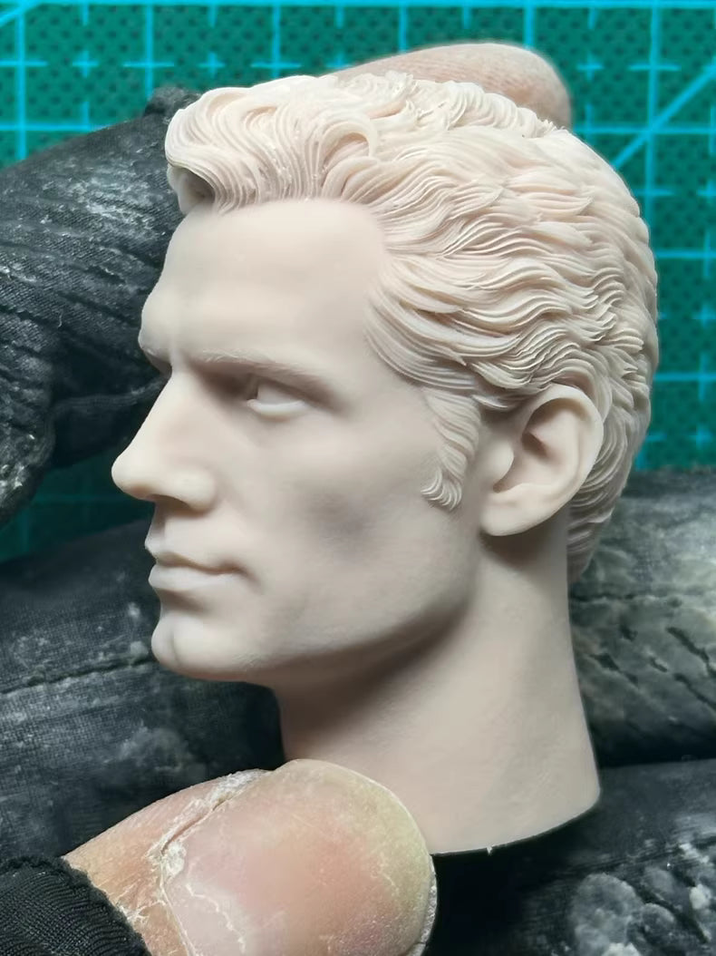 Henry Cavill 1/6 scale unpainted head sculpt