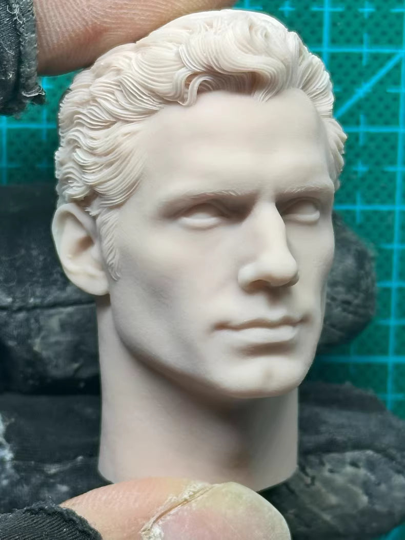 Henry Cavill 1/6 scale unpainted head sculpt